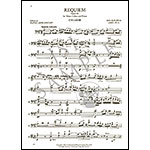 Requiem, op. 66, for 3 cellos and piano; David Popper