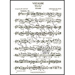 Vocalise, Op. 34, No. 14 for six cellos; Sergei Rachmaninoff (International)