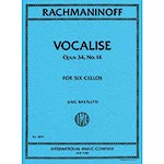 Vocalise, Op. 34, No. 14 for six cellos; Sergei Rachmaninoff (International)