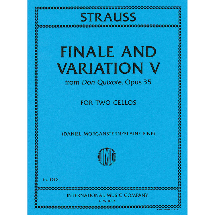 Finale and Variation 5 from Don Quixote for two cellos; Richard Strauss