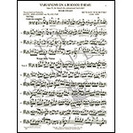 Variations on a Rococo Theme, Op.33, for cello with commentary, exercises, and optional 2nd cello; Pyotr Ilyich Tchaikovsky