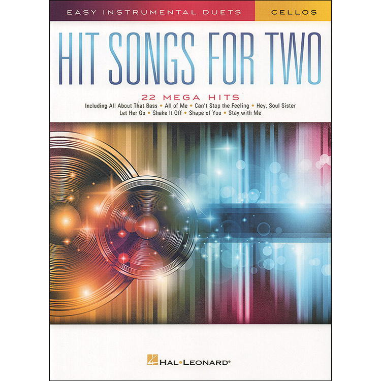 Hit Songs for Two, Cello Book; various (Hal Leonard)