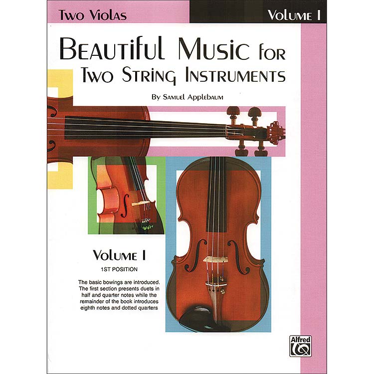 Beautiful Music for Two String Instruments, book 1, viola; Samuel Applebaum