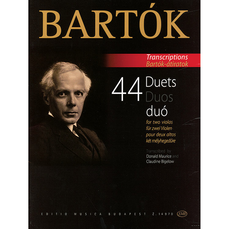 44 Duos for 2 Violas; Bela Bartok