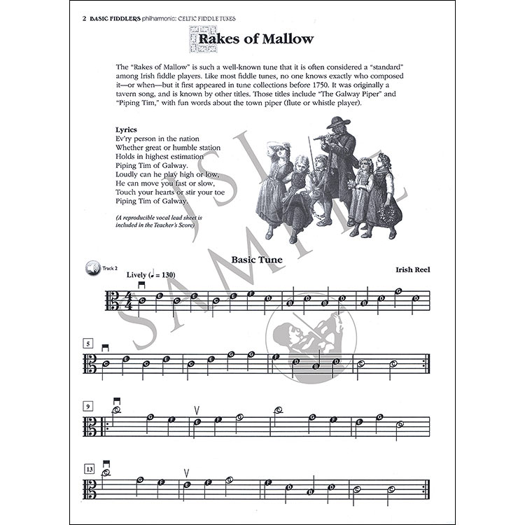 Basic Fiddler's Philharmonic, volume 2, Violas, w/ online audio access