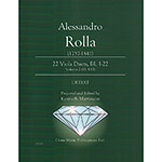 22 Duets for Two Violas, BI. 1-22, Volume 2 (BI.9-15); Alessandro Rolla (Gems Music Publications)