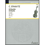 Six Duets, volume 1: 1-3 for two violas; Carl Stamitz (Schott Edition)