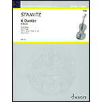 Six Duets, volume 2: 4-6, Two Violas; Carl Stamitz (Schott Edition)