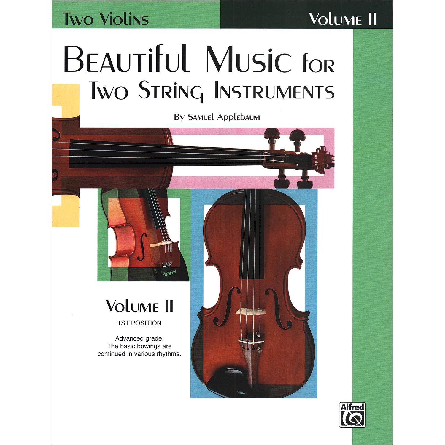 Beautiful Music for Two String Instruments, book violin; Samuel Applebaum | Johnson