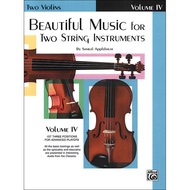 Beautiful Music for Two String Instruments, book 4, violin; Samuel Applebaum