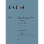 Double Concerto in D Minor, BWV 1043 for two violins and piano (urtext); Johann Sebastian Bach