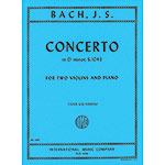 Double Concerto in D Minor, BWV 1043 for two violins and piano (Galamian); Johann Sebastian Bach