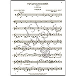 Twelve Easy Duos, Op.87 for two violins; Charles-Auguste de Beriot