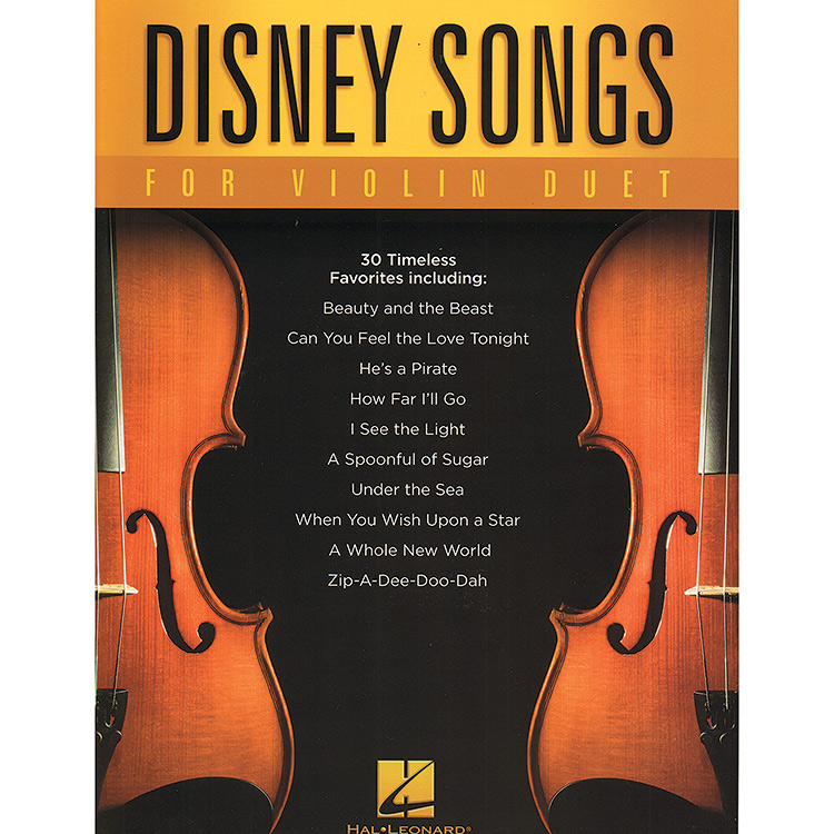 Disney Songs, for violin duet; Various (Hal Leonard)