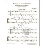 Tune Book for 1 or 2 Violins; Paul Hindemith