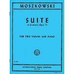 Suite in G Minor, Op. 71, 2 violins and piano; Moszkowski (International)