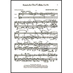 Sonata for Two Violins, Op. 56; Sergei Prokofiev (G. Schirmer)