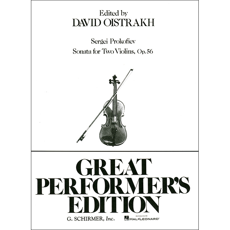Sonata for Two Violins, Op. 56; Sergei Prokofiev (G. Schirmer)