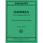 Navarra: Danse Espagnole, Op.33 for two violins; Pablo de Sarasate