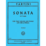 Trio Sonata in D Major for two violins and piano, with cello ad lib; Giuseppe Tartini