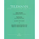 Six Sonatas op. 2, 2 Violins, vol. 2 (urtext); Georg Philipp Telemann (Barenreiter)