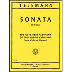 Sonata in A Minor for 2 violins and piano: Georg Philipp Telemann (International)