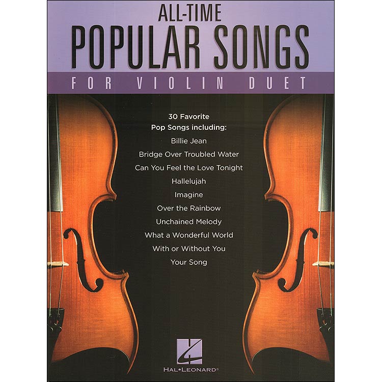 All-Time Popular Songs, for Violin Duet; Various (Hal Leonard)