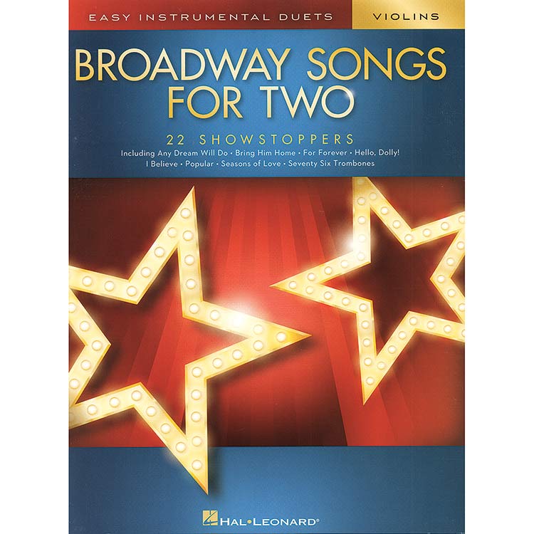 Broadway Songs for Two, Violin Book; various (Hal Leonard)