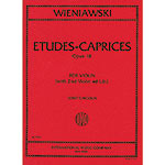 Etudes-Caprices (6), op. 18, 2 violins; Wieniawski (International)