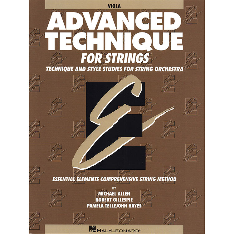 Advanced Technique (E. E. book 4), viola  (Hal Leonard)