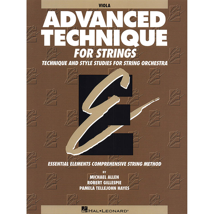 Advanced Technique (Original), book 4, viola  (Hal Leonard)
