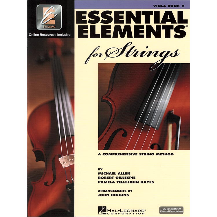 Essential Elements for Strings (New), book 2 with online audio access, for viola (Hal Leonard)