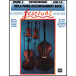 String Festival Solos, book  2, Viola piano accompaniment; Samuel Applebaum (Alfred)