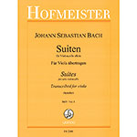 Six Cello Suites for Solo Viola, vol.1 (Nos.1-3, BWV 1007-1009) (urtext); Johann Sebastian Bach (Hofmeister)