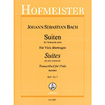 Six Cello Suites for Solo Viola, vol.2 (nos.4-6, BWV 1007-1009) (urtext); Johann Sebastian Bach (Hofmeisrer)