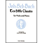 Ten Little Classics for viola and piano (Murphy); Johann Sebastian Bach