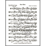 Fur Elise, viola and piano (Arnold): Ludwig van Beethoven (Viola World)