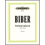 Passacaglia in C Minor for solo viola; Heinrich Franz von Biber (Peters)