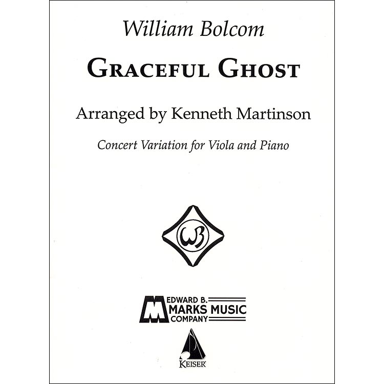 Graceful Ghost Rag, for viola and piano; William Bolcom (Marks Music)