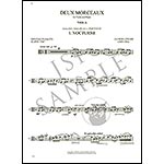 Deux Morceaux: Nocturne and Cortege for viola and piano; Lili Boulanger