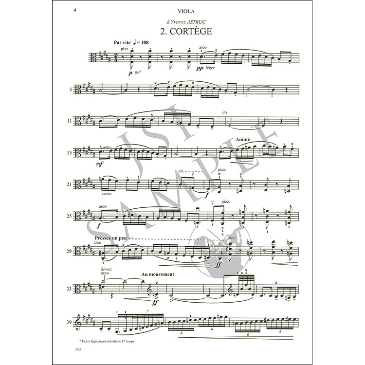 Deux Morceaux Nocturne And Cortege For Viola And Piano Lili Boulanger