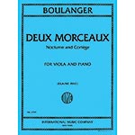 Deux Morceaux: Nocturne and Cortege for viola and piano; Lili Boulanger