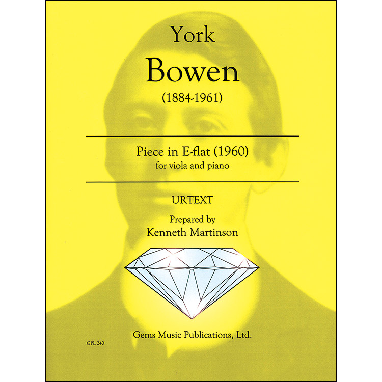 Piece in E-flat for Viola and Piano; York Bowen (Gems Music Publications)