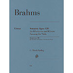 Sonatas op. 120, 1 and 2, for viola and piano (revised urtext edition); Johannes Brahms (G. Henle)