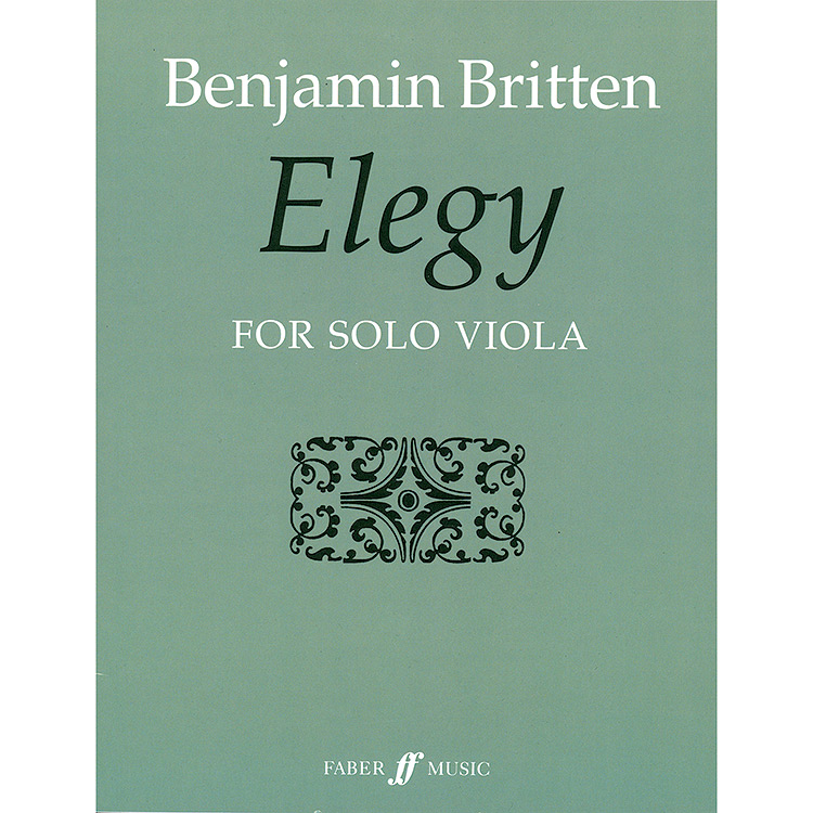 Elegy for solo viola; Benjamin Britten