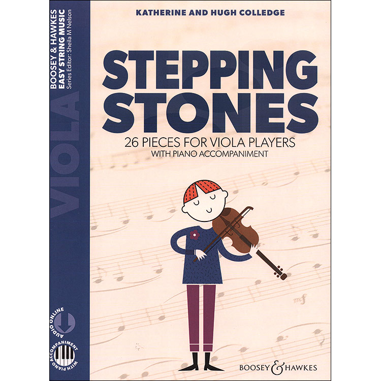 Stepping Stones, 26 pieces for viola, with online audio access; Katherine & Hugh Colledge (Boosey & Hawkes)