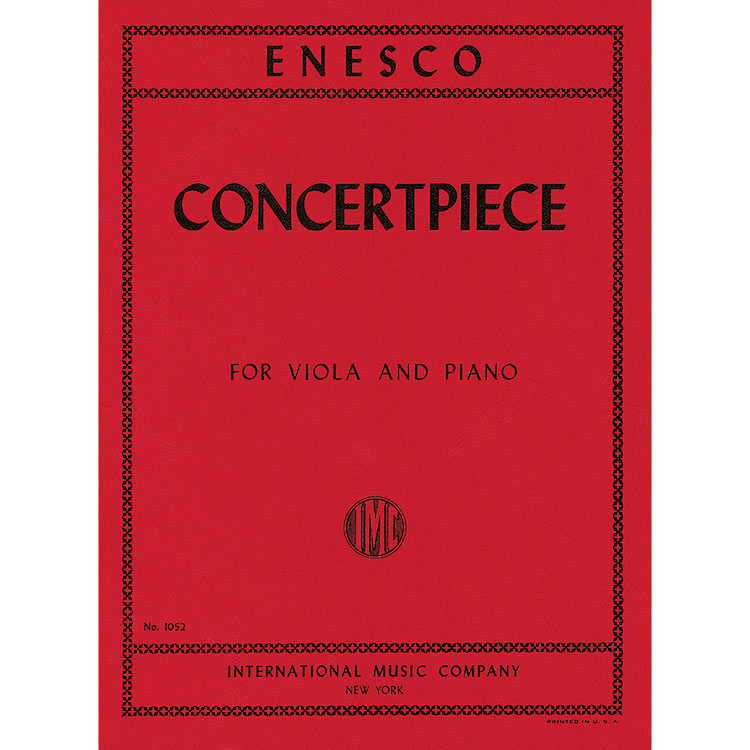 Concertpiece for Viola and Piano; Georges Enescu (International)