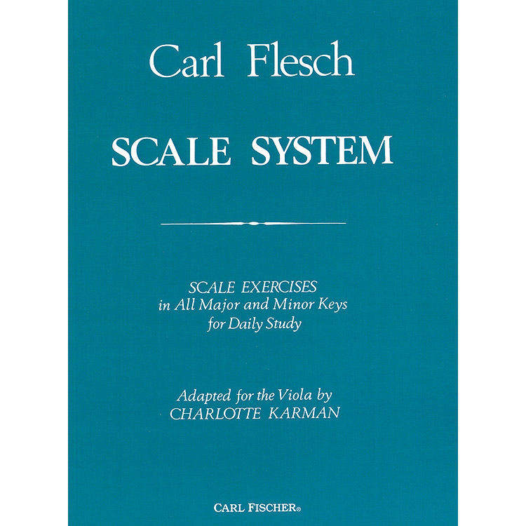 Scale System for Viola; Carl Flesch