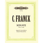 Sonate in A Major, viola; and piano Cesar Franck (C. F. Peters)