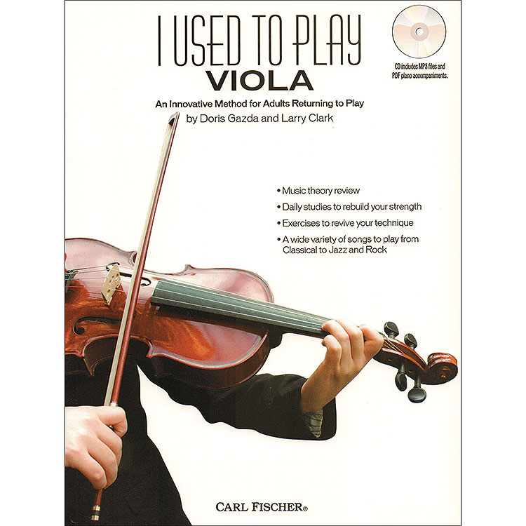 I Used to Play Viola, book/CD; Doris Gazda and Larry Clark  (Carl Fischer)